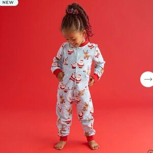 Posh Peanut Pere Noel Microfleece Jumpsuit